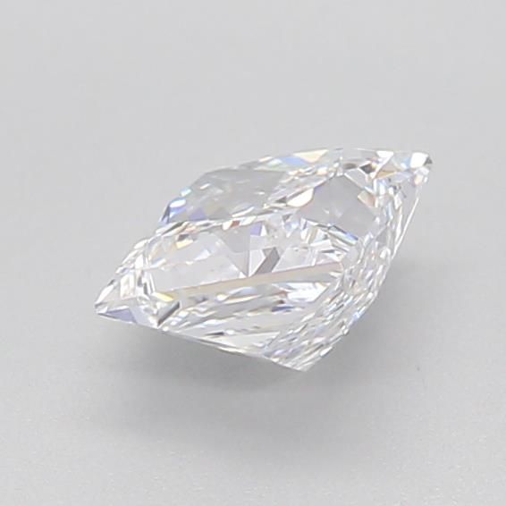 0.59 Carat Princess Lab Diamond with  Cut Diamond in 14KT  view 1
