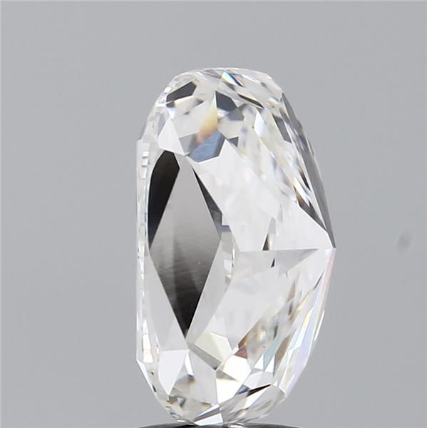 5.06 Carat Cushion Lab Diamond with  Cut Diamond in 14KT  view 1
