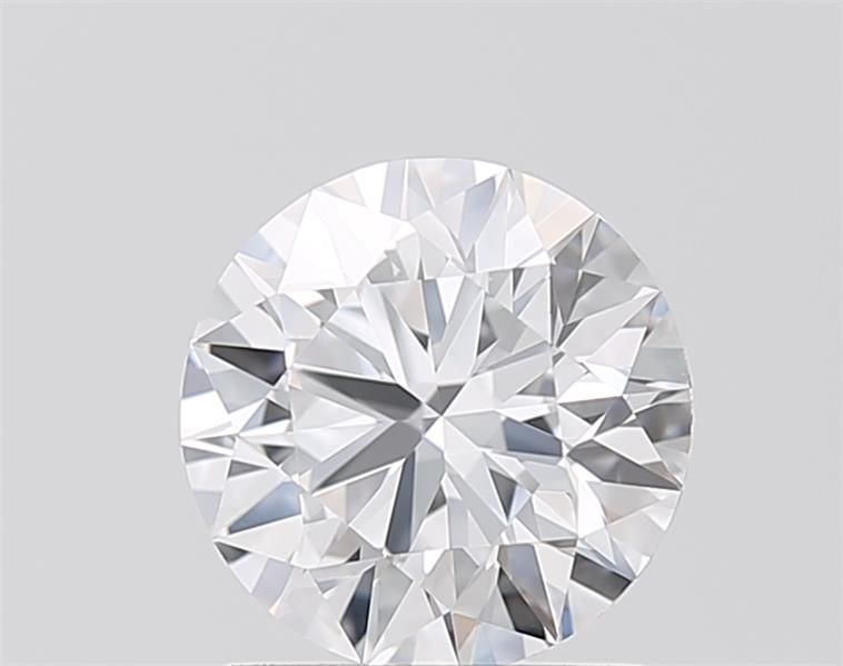 1.36 Carat Round Lab Diamond with  Cut Diamond in 14KT  view 1
