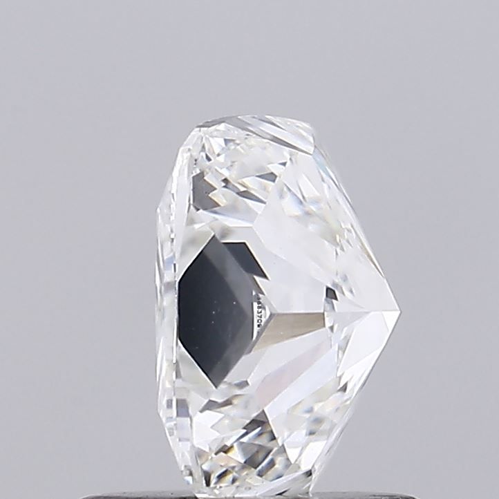 1.12 Carat Cushion Lab Diamond with  Cut Diamond in 14KT  view 1
