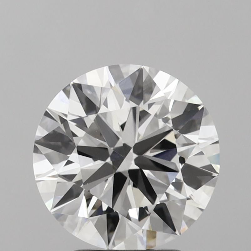3.0 Carat Round Lab Diamond with  Cut Diamond in 14KT  view 1
