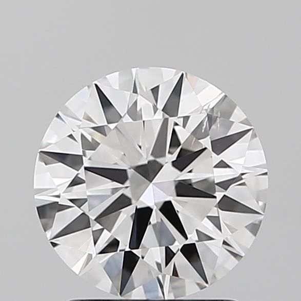 1.47 Carat Round Lab Diamond with  Cut Diamond in 14KT  view 1
