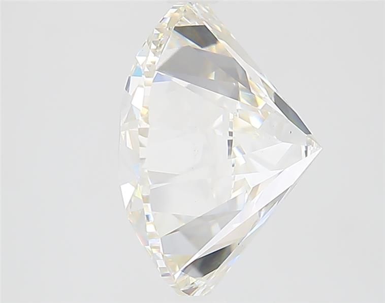 4.89 Carat Round Lab Diamond with  Cut Diamond in 14KT  view 1

