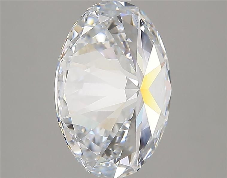 3.1 Carat Oval Lab Diamond with  Cut Diamond in 14KT  view 1
