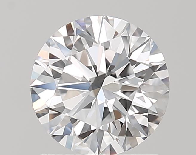 1.24 Carat Round Lab Diamond with  Cut Diamond in 14KT  view 1
