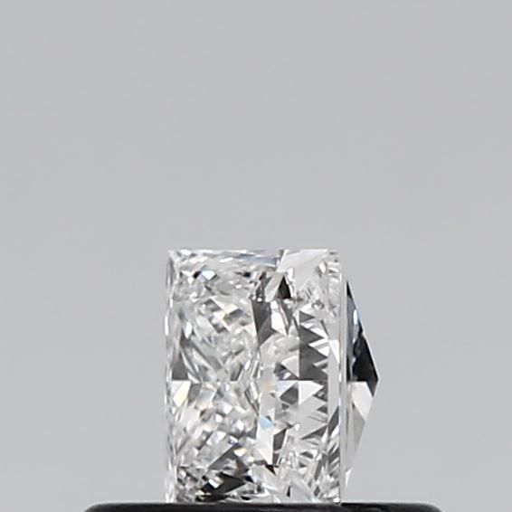 0.46 Carat Princess Lab Diamond with  Cut Diamond in 14KT  view 1
