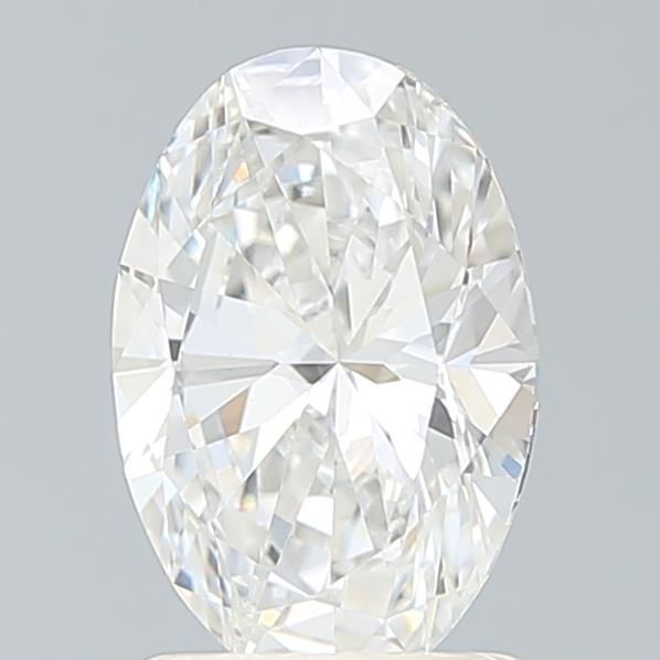 1.54 Carat Oval Lab Diamond with  Cut Diamond in 14KT  view 1
