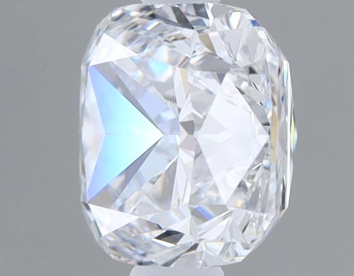 1.0 Carat Cushion Lab Diamond with  Cut Diamond in 14KT  view 1
