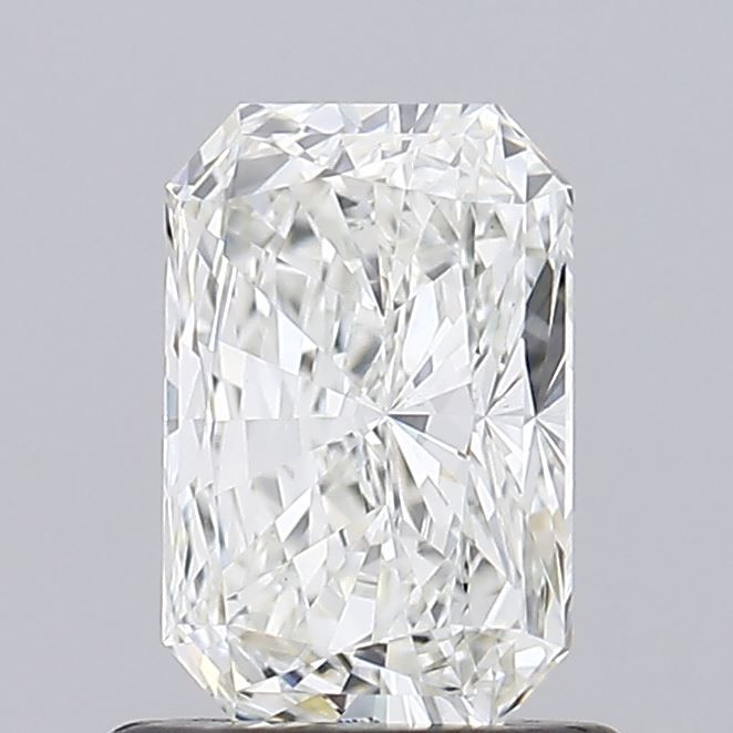 1.01 Carat Radiant Lab Diamond with  Cut Diamond in 14KT  view 1
