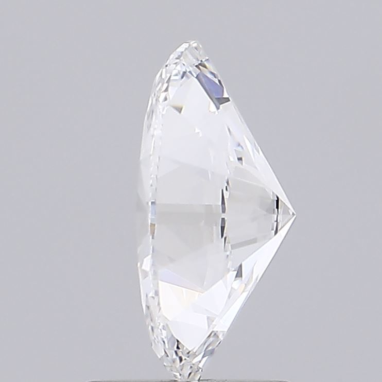 1.45 Carat Oval Lab Diamond with  Cut Diamond in 14KT  view 1

