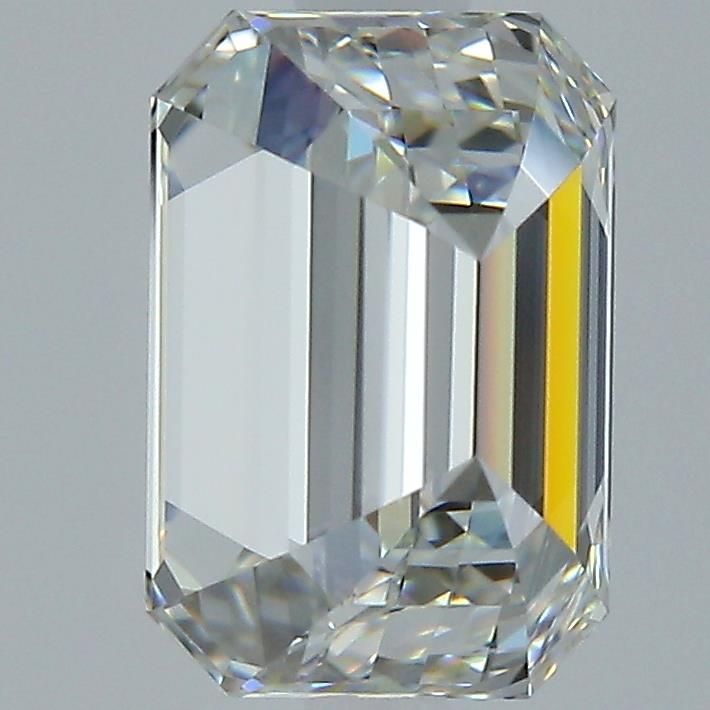 2.5 Carat Emerald Natural Diamond with  Cut Diamond in 14KT  view 1

