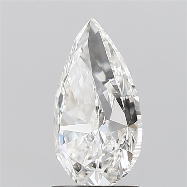 2.0 Carat Pear Lab Diamond with  Cut Diamond in 14KT  view 1
