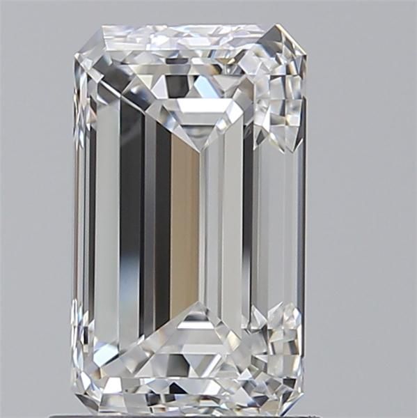 1.5 Carat Emerald Natural Diamond with  Cut Diamond in 14KT  view 1
