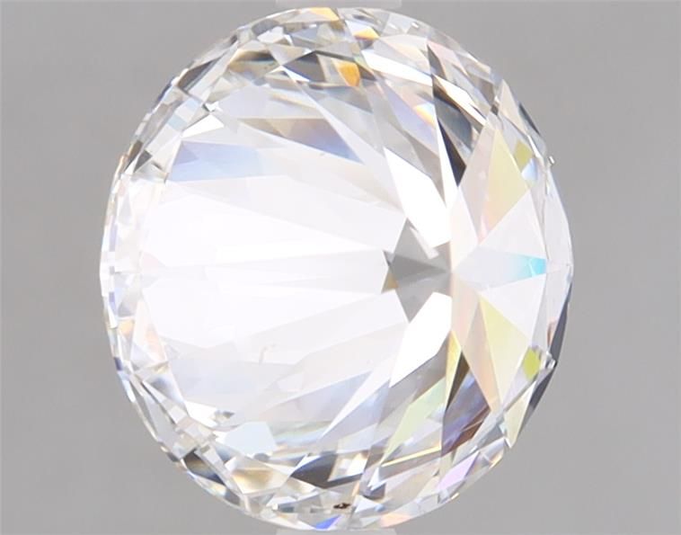 2.46 Carat Round Lab Diamond with  Cut Diamond in 14KT  view 1
