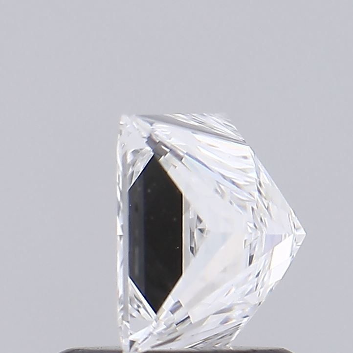 1.0 Carat Princess Lab Diamond with  Cut Diamond in 14KT  view 1
