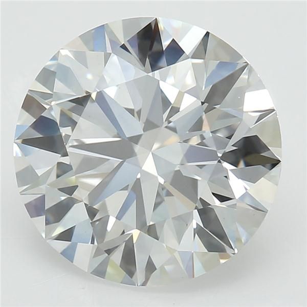 2.31 Carat Round Lab Diamond with  Cut Diamond in 14KT  view 1
