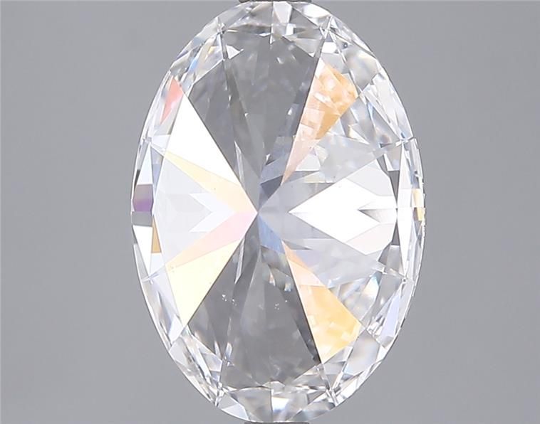 3.01 Carat Oval Lab Diamond with  Cut Diamond in 14KT  view 1
