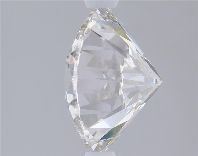 3.03 Carat Round Lab Diamond with  Cut Diamond in 14KT  view 1
