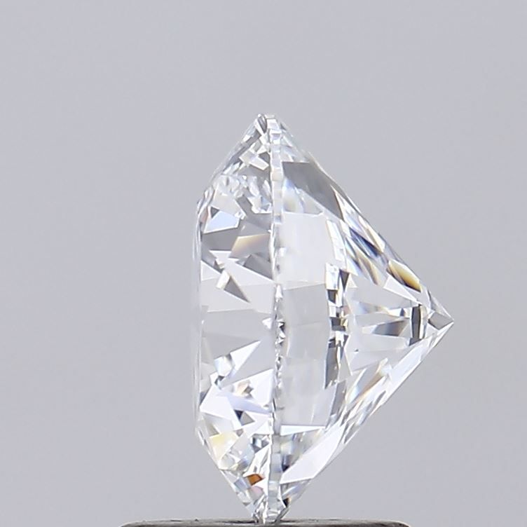 2.2 Carat Round Lab Diamond with  Cut Diamond in 14KT  view 1
