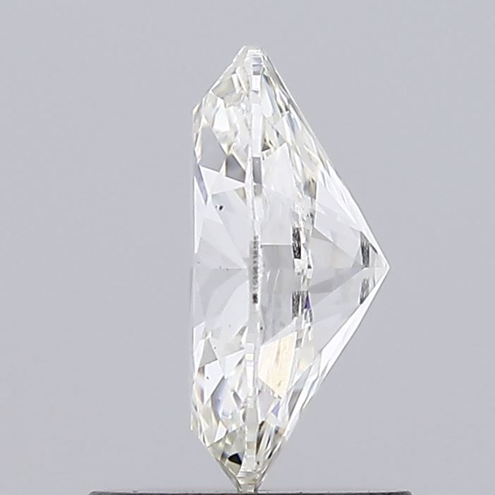 1.02 Carat Oval Lab Diamond with  Cut Diamond in 14KT  view 1

