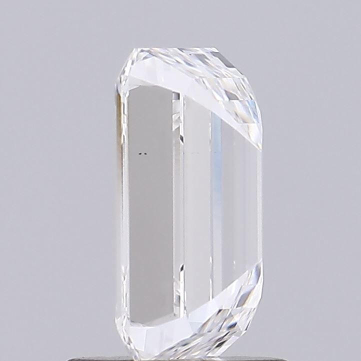 1.51 Carat Emerald Lab Diamond with  Cut Diamond in 14KT  view 1
