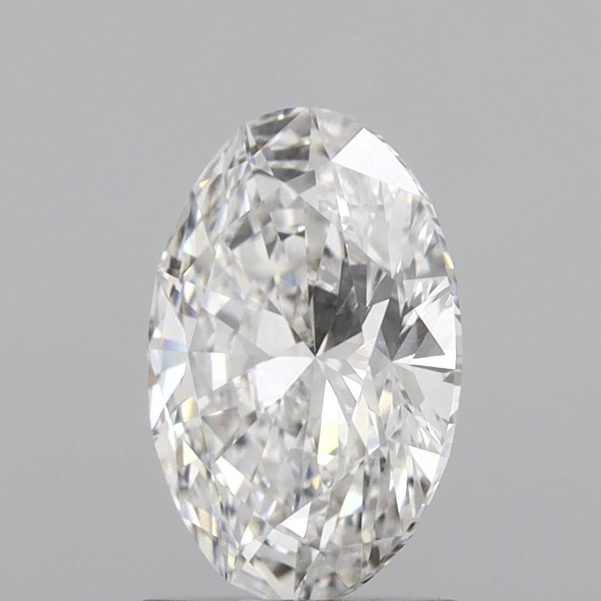 1.5 Carat Oval Lab Diamond with  Cut Diamond in 14KT  view 1
