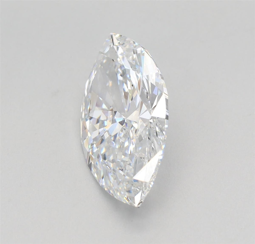 2.0 Carat Marquise Lab Diamond with  Cut Diamond in 14KT  view 1

