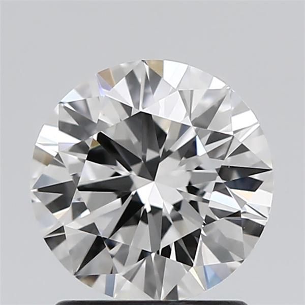 1.25 Carat Round Natural Diamond with  Cut Diamond in 14KT  view 1
