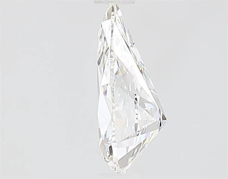 1.02 Carat Pear Lab Diamond with  Cut Diamond in 14KT  view 1
