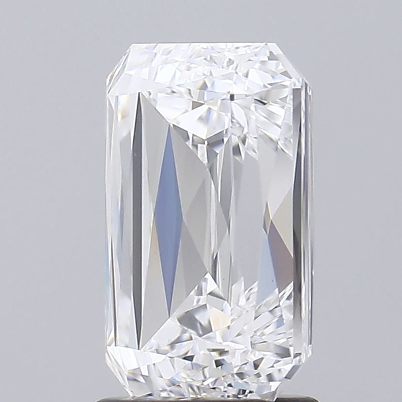 3.06 Carat Radiant Lab Diamond with  Cut Diamond in 14KT  view 1
