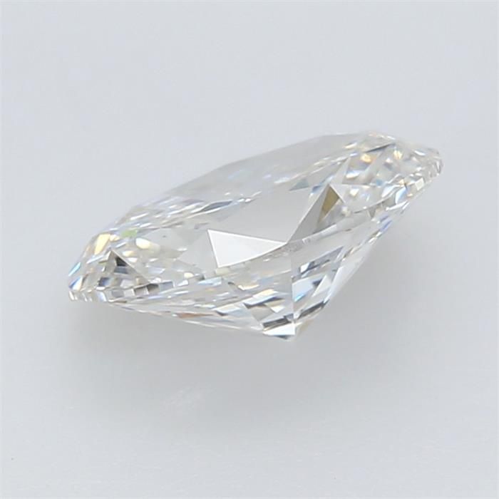 1.0 Carat Oval Lab Diamond with  Cut Diamond in 14KT  view 1
