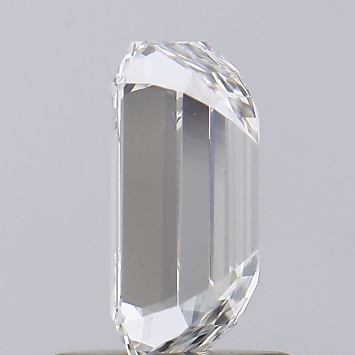 1.07 Carat Emerald Lab Diamond with  Cut Diamond in 14KT  view 1
