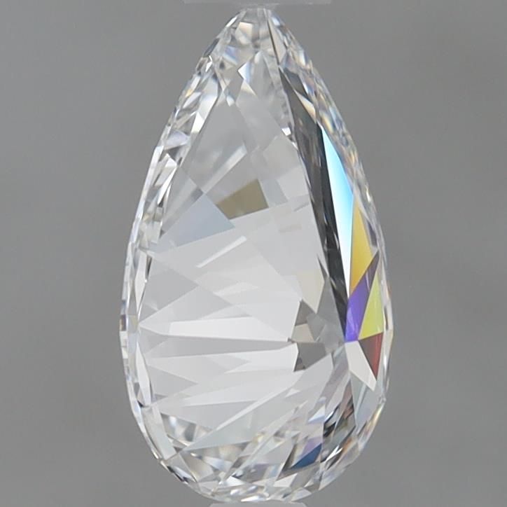 1.11 Carat Pear Lab Diamond with  Cut Diamond in 14KT  view 1
