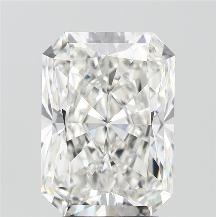 4.14 Carat Radiant Lab Diamond with  Cut Diamond in 14KT  view 1
