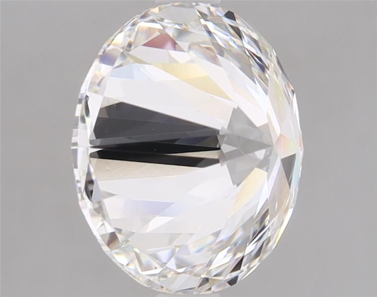 2.96 Carat Round Lab Diamond with  Cut Diamond in 14KT  view 1
