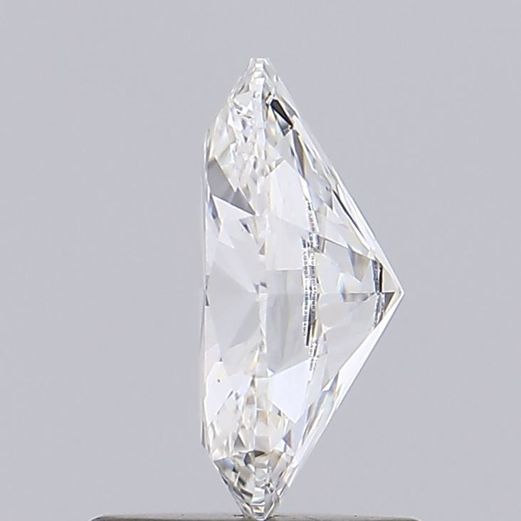 1.01 Carat Oval Lab Diamond with  Cut Diamond in 14KT  view 1
