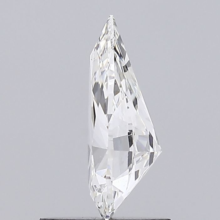 1.0 Carat Pear Lab Diamond with  Cut Diamond in 14KT  view 1
