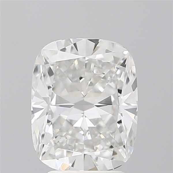 3.02 Carat Cushion Lab Diamond with  Cut Diamond in 14KT  view 1
