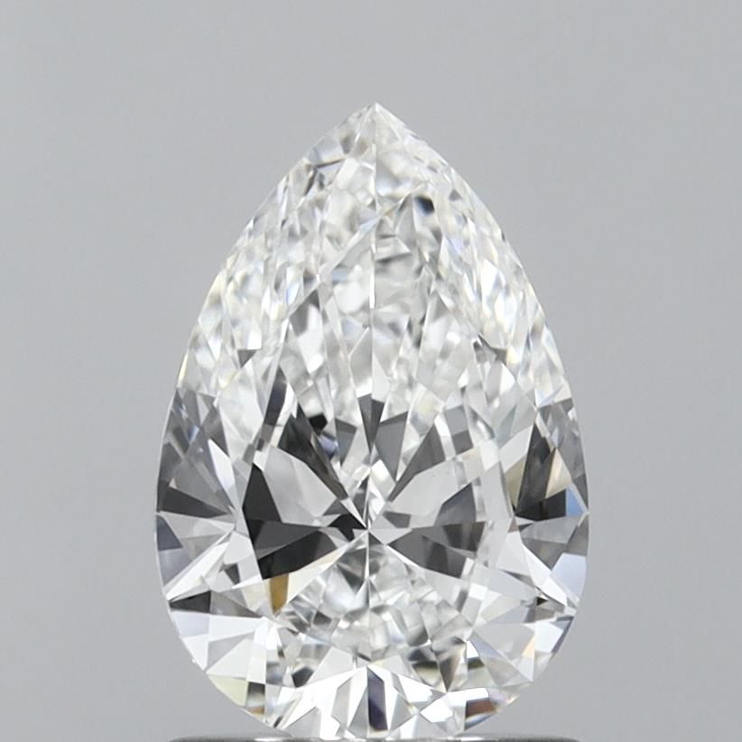 1.01 Carat Pear Lab Diamond with  Cut Diamond in 14KT  view 1
