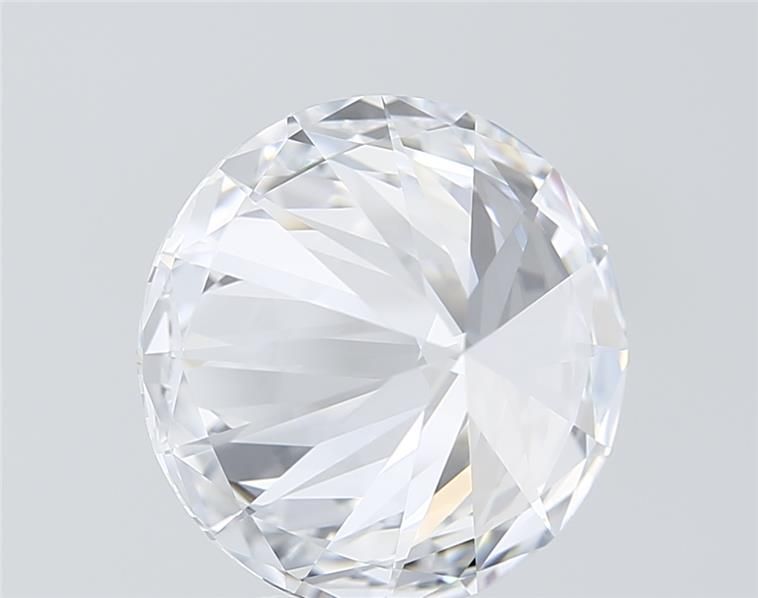 4.81 Carat Round Lab Diamond with  Cut Diamond in 14KT  view 1
