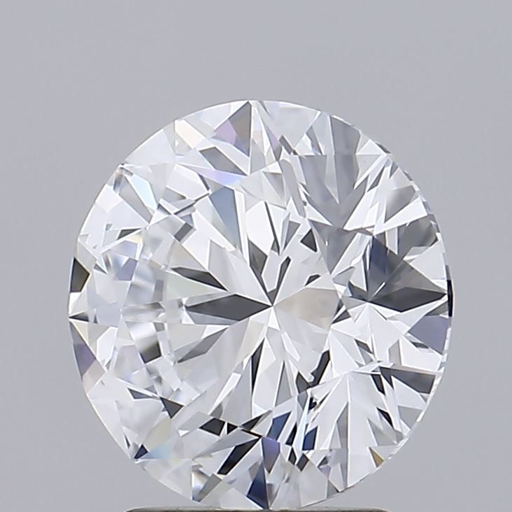 2.61 Carat Round Lab Diamond with  Cut Diamond in 14KT  view 1
