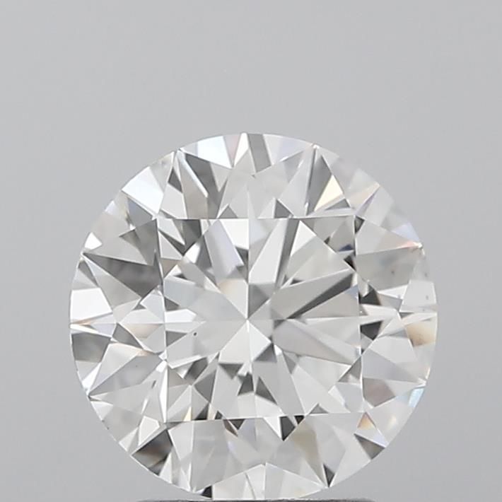 2.09 Carat Round Lab Diamond with  Cut Diamond in 14KT  view 1
