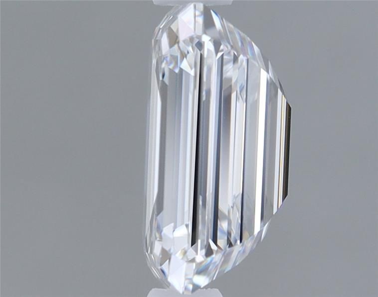 1.09 Carat Emerald Lab Diamond with  Cut Diamond in 14KT  view 1
