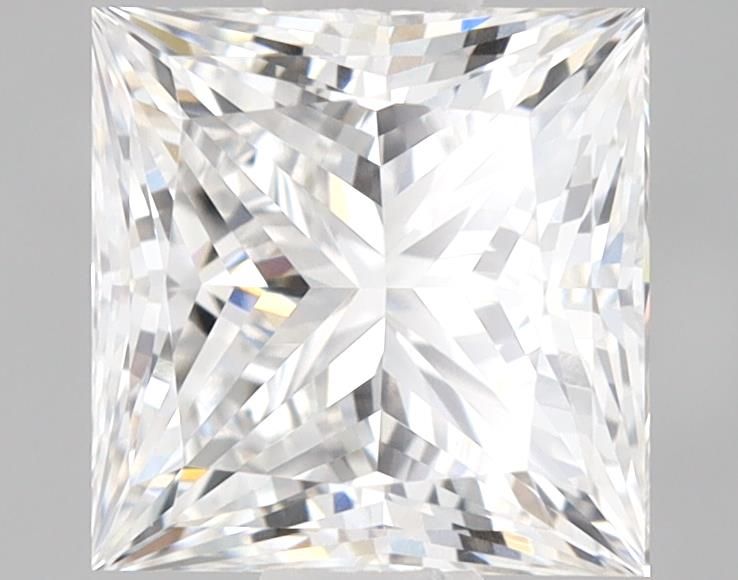 1.19 Carat Princess Lab Diamond with  Cut Diamond in 14KT  view 1
