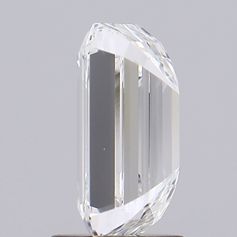 2.14 Carat Emerald Lab Diamond with  Cut Diamond in 14KT  view 1
