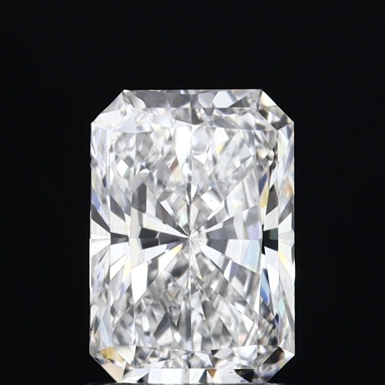 1.2 Carat Radiant Lab Diamond with  Cut Diamond in 14KT  view 1
