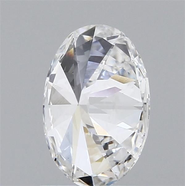 1.22 Carat Oval Lab Diamond with  Cut Diamond in 14KT  view 1
