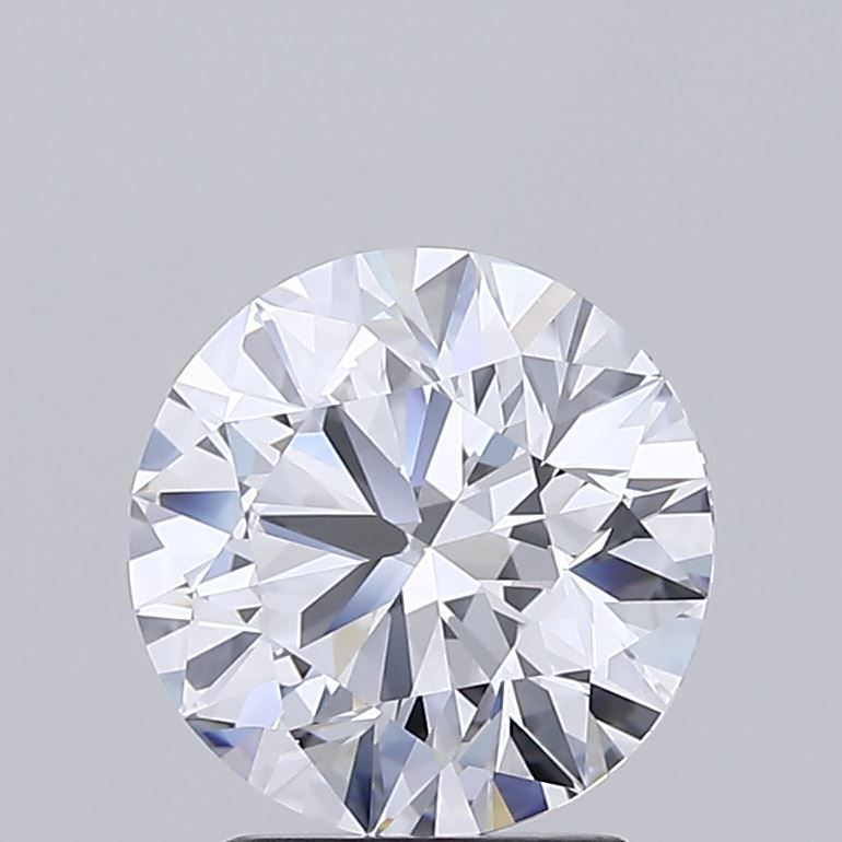 2.5 Carat Round Lab Diamond with  Cut Diamond in 14KT  view 1
