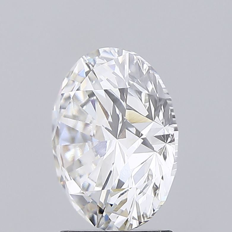 3.09 Carat Round Lab Diamond with  Cut Diamond in 14KT  view 1

