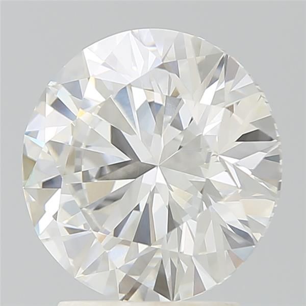 2.7 Carat Round Lab Diamond with  Cut Diamond in 14KT  view 1
